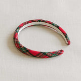 THE RED TARTAN CHILDREN'S HEADBAND