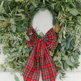 THE RED TARTAN MAXI BOW