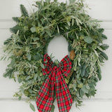 THE RED TARTAN MAXI BOW