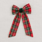 THE RED TARTAN CHILDREN'S BOW