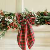 THE RED TARTAN MAXI BOW