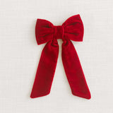 THE RED VELVET CHILDREN'S BOW