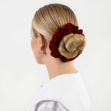 THE RED VELVET SCRUNCHIE