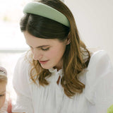 THE SAGE GREEN LINEN HEADBAND