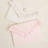 The Beige Stripe Ruffled Laptop Sleeve