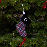 THE BURGUNDY TARTAN STOCKING DECORATION