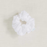 THE WHITE LINEN SCRUNCHIE