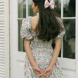 THE PINK SATIN LUXE BOW