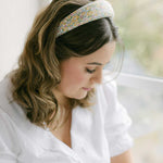 yellow floral liberty women's headband