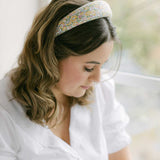 yellow floral liberty women's headband
