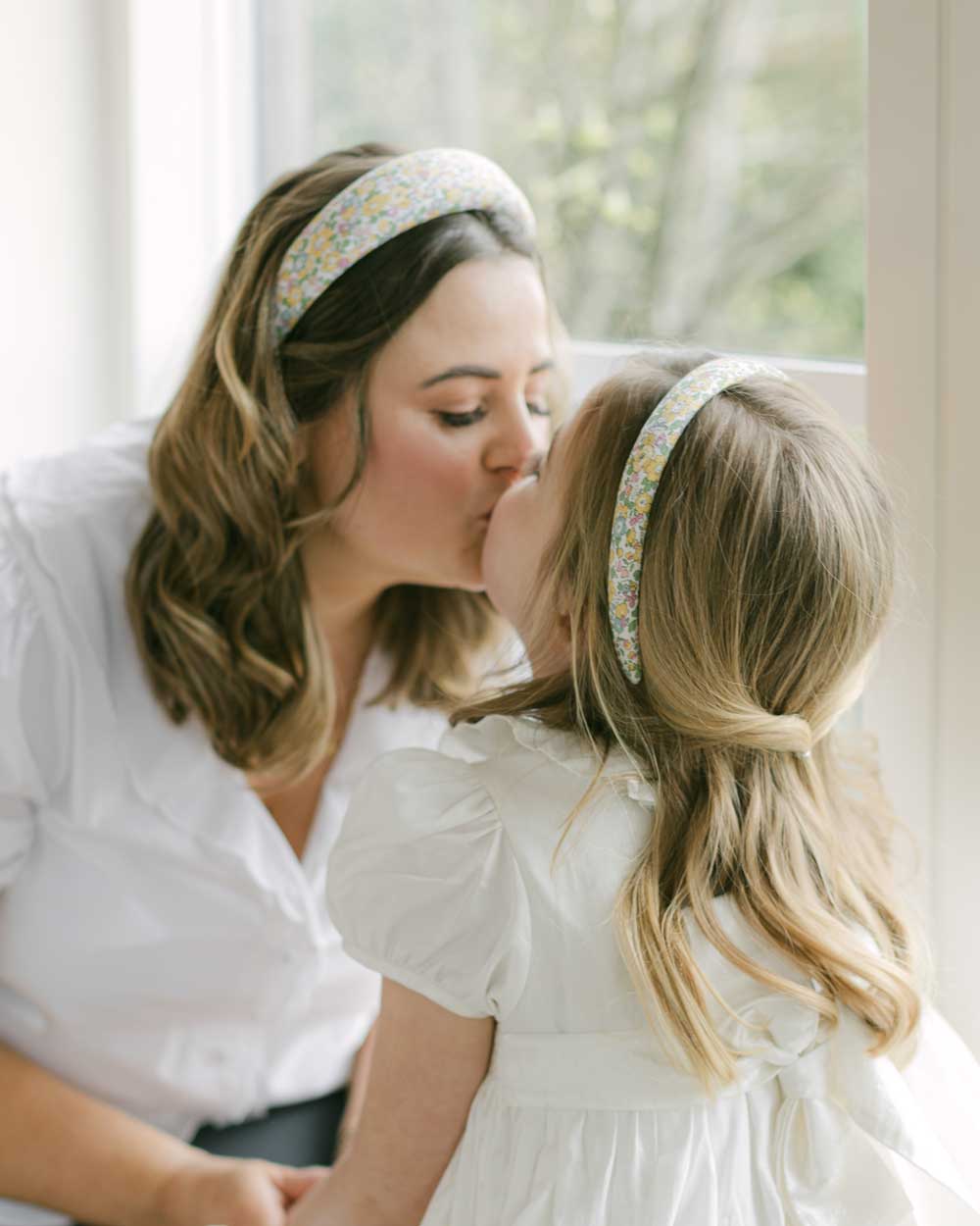 yellow floral liberty women's headband