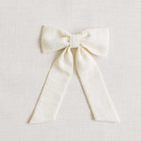 THE LIGHT YELLOW LINEN CLASSIC BOW