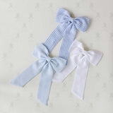THE BLUE GINGHAM CLASSIC BOW