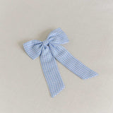 THE BLUE GINGHAM CLASSIC BOW
