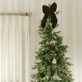 THE BURGUNDY VELVET MAXI BOW