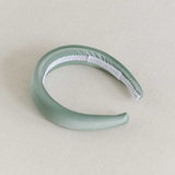 THE SAGE GREEN SATIN HEADBAND