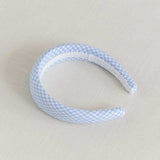 THE BLUE GINGHAM HEADBAND