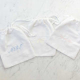 Personalised Linen Gift Bag