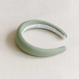 THE SAGE GREEN LINEN HEADBAND