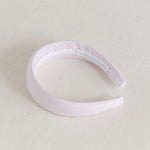 light pink linen headband