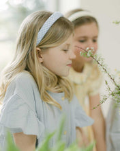 Load image into Gallery viewer, THE BLUE GINGHAM CHILDREN&#39;S HEADBAND
