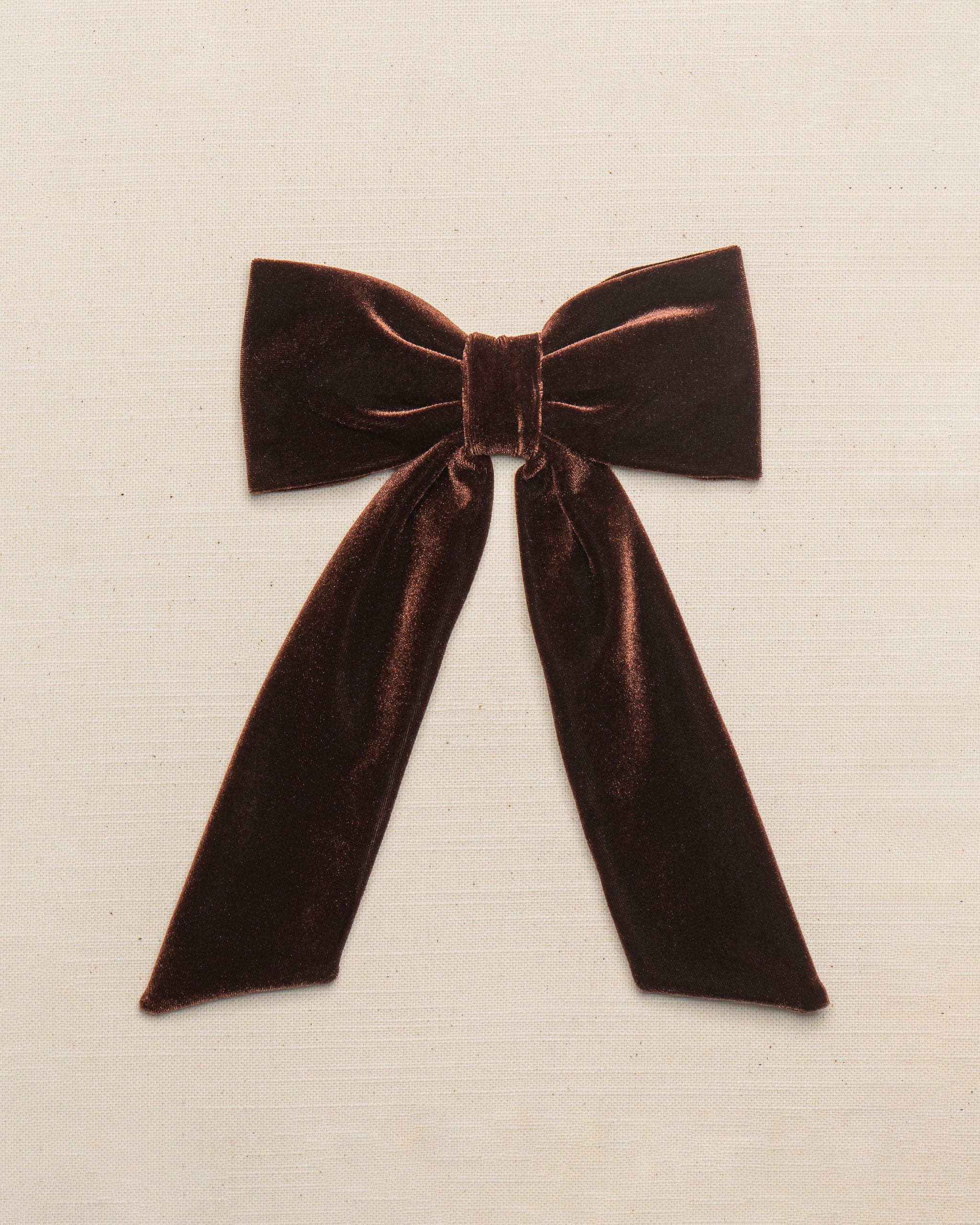 VELVET HAIR TIE CHOCOLATE BROWN VELVET HAIR TIE CHOCOLATE BROWN