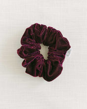 Load image into Gallery viewer, THE BURGUNDY VELVET SCRUNCHIE

