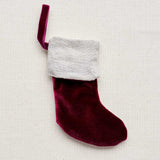 THE BURGUNDY VELVET STOCKING DECORATION