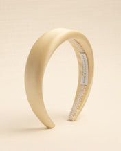 Load image into Gallery viewer, THE YELLOW SATIN HEADBAND
