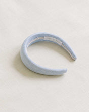 Load image into Gallery viewer, THE CHAMBRAY BLUE LINEN HEADBAND

