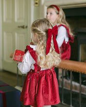 Load image into Gallery viewer, THE RED VELVET CHILDREN&#39;S BOW
