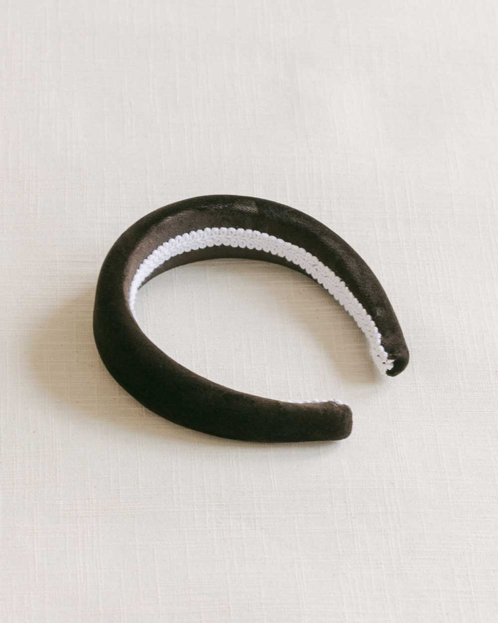 THE CHOCOLATE BROWN VELVET HEADBAND