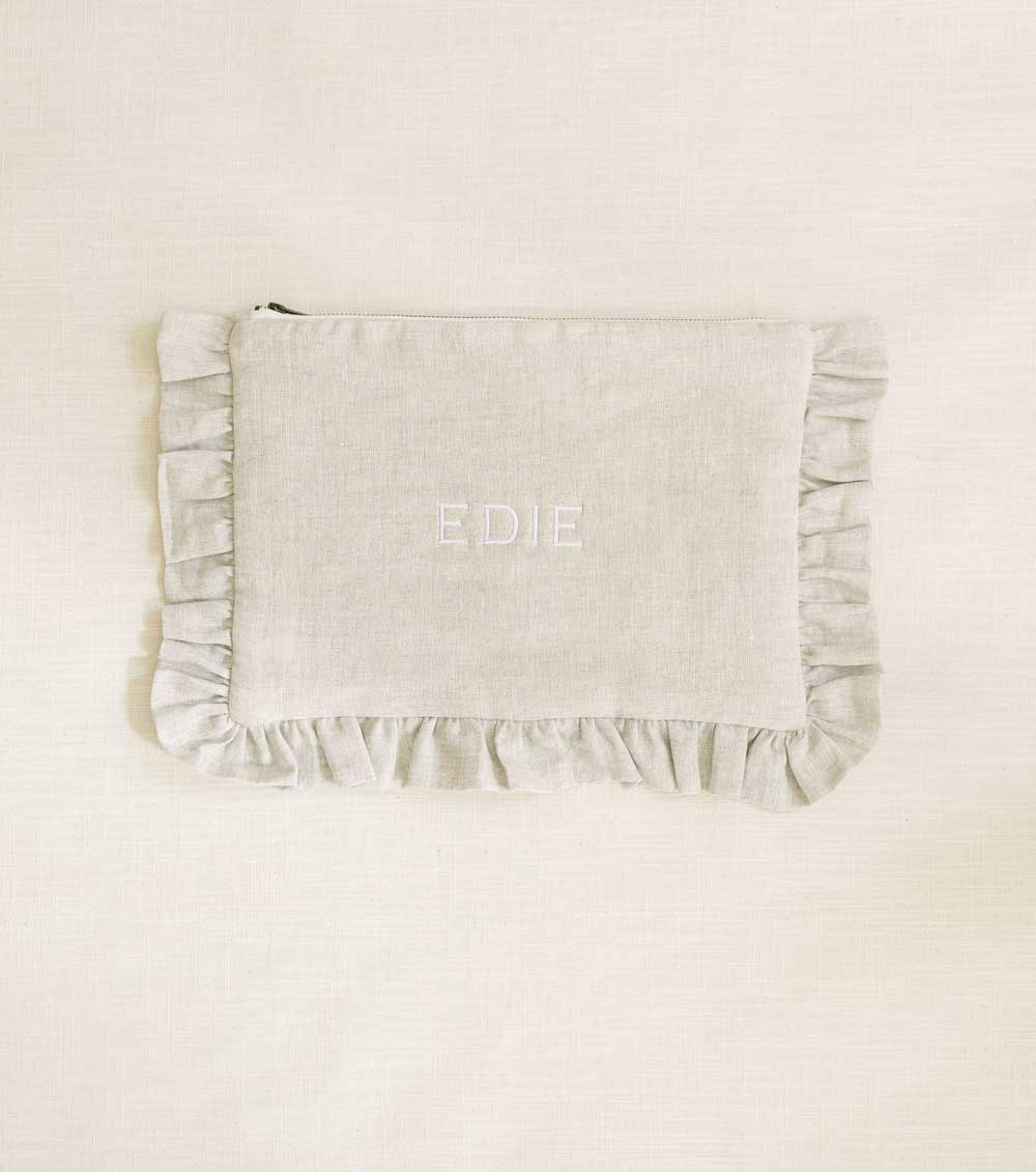 The Natural Ruffled Maxi Pouch