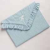 The Sage Green Gingham Laptop Sleeve