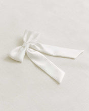 Load image into Gallery viewer, THE IVORY SATIN CLASSIC BOW
