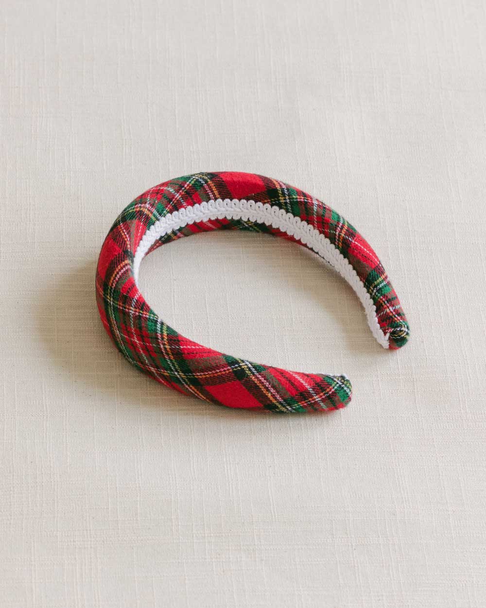 THE RED TARTAN HEADBAND