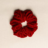 THE RED VELVET SCRUNCHIE