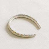 THE YELLOW FLORAL CHILDREN'S HEADBAND MADE WITH LIBERTY FABRIC