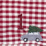 THE BURGUNDY GINGHAM ADVENT CALENDAR