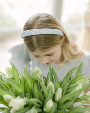 Load image into Gallery viewer, THE BLUE GINGHAM CHILDREN&#39;S HEADBAND
