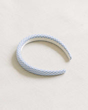 Load image into Gallery viewer, THE BLUE GINGHAM CHILDREN&#39;S HEADBAND
