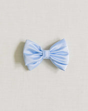 Load image into Gallery viewer, THE BLUE SATIN LUXE BOW
