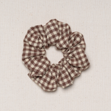 THE BROWN GINGHAM SCRUNCHIE
