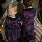 The Little One's Burgundy Tartan Pyjamas