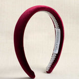 THE BURGUNDY VELVET ALICEBAND