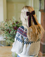 Load image into Gallery viewer, THE BURGUNDY VELVET CLASSIC BOW
