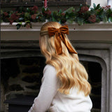 THE CINNAMON VELVET BOW