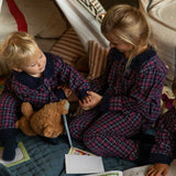 The Little One's Burgundy Tartan Pyjamas