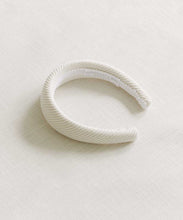 Load image into Gallery viewer, cream corduroy headband. hair accessory 
