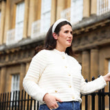THE CREAM TWEED HEADBAND